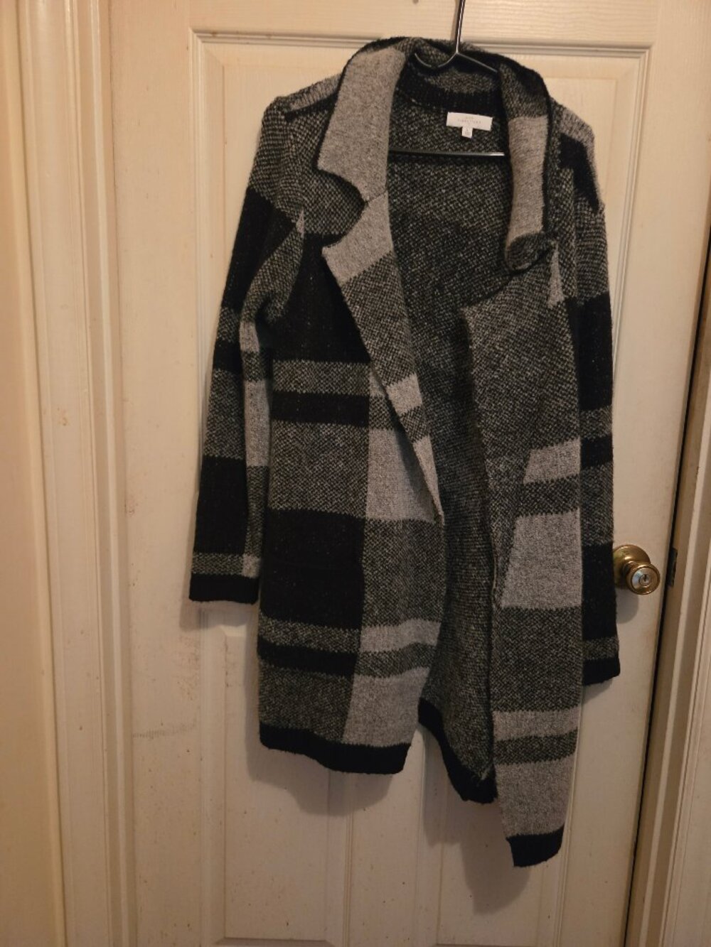 NEW DIRECTIONS OPEN CARDIGAN SWEATER SIZE L